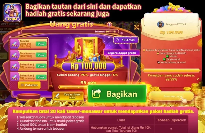 Uang Gratis Rp 100,000