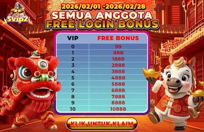 SEMUA ANGGOTA FREE LOGIN BONUS